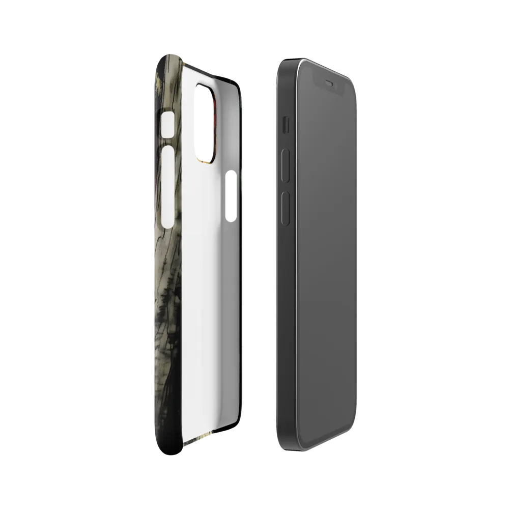 Fierce Gaze of the Wild Cat | Phone Case |  12 Mini | Snap Case | Glossy