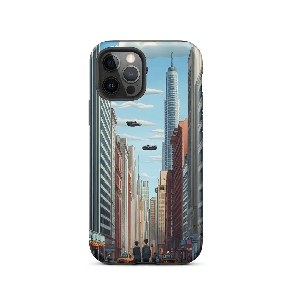 Futuristic Stroll through the Urban Skyline