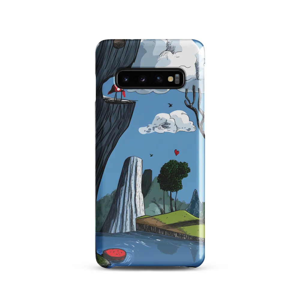 Whimsical Cliffside Reflections