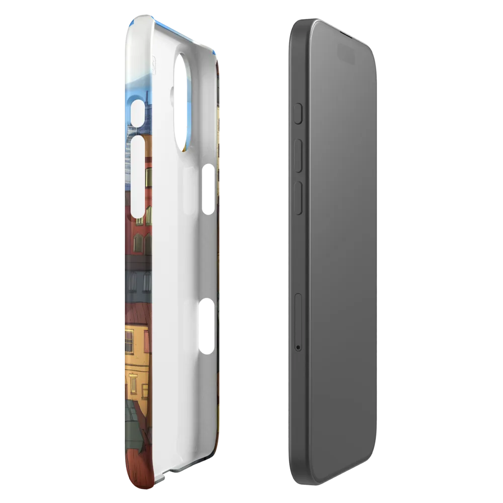 Urban Symphony: A Colorful Cityscape | Phone Case |  16 Plus | Snap Case | Matte