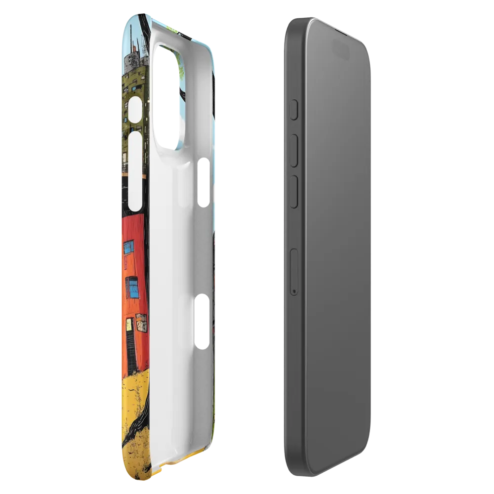 Futuristic Urban Dreamscape | Phone Case |  16 Pro Max | Snap Case | Matte