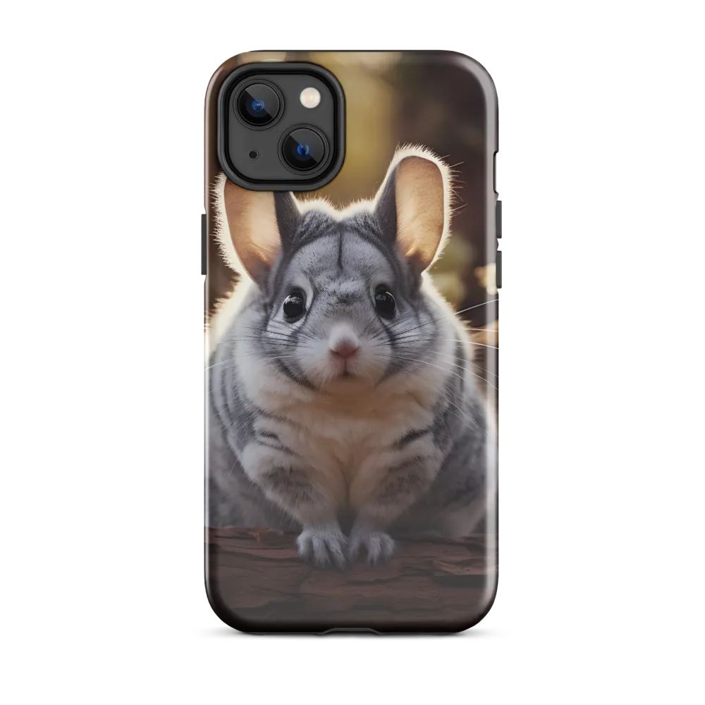 Curious Chinchilla in the Forest