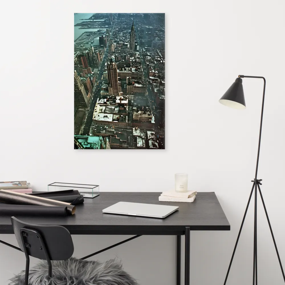 Aerial Symphony of Urban Life | Canvas | 24″×36″