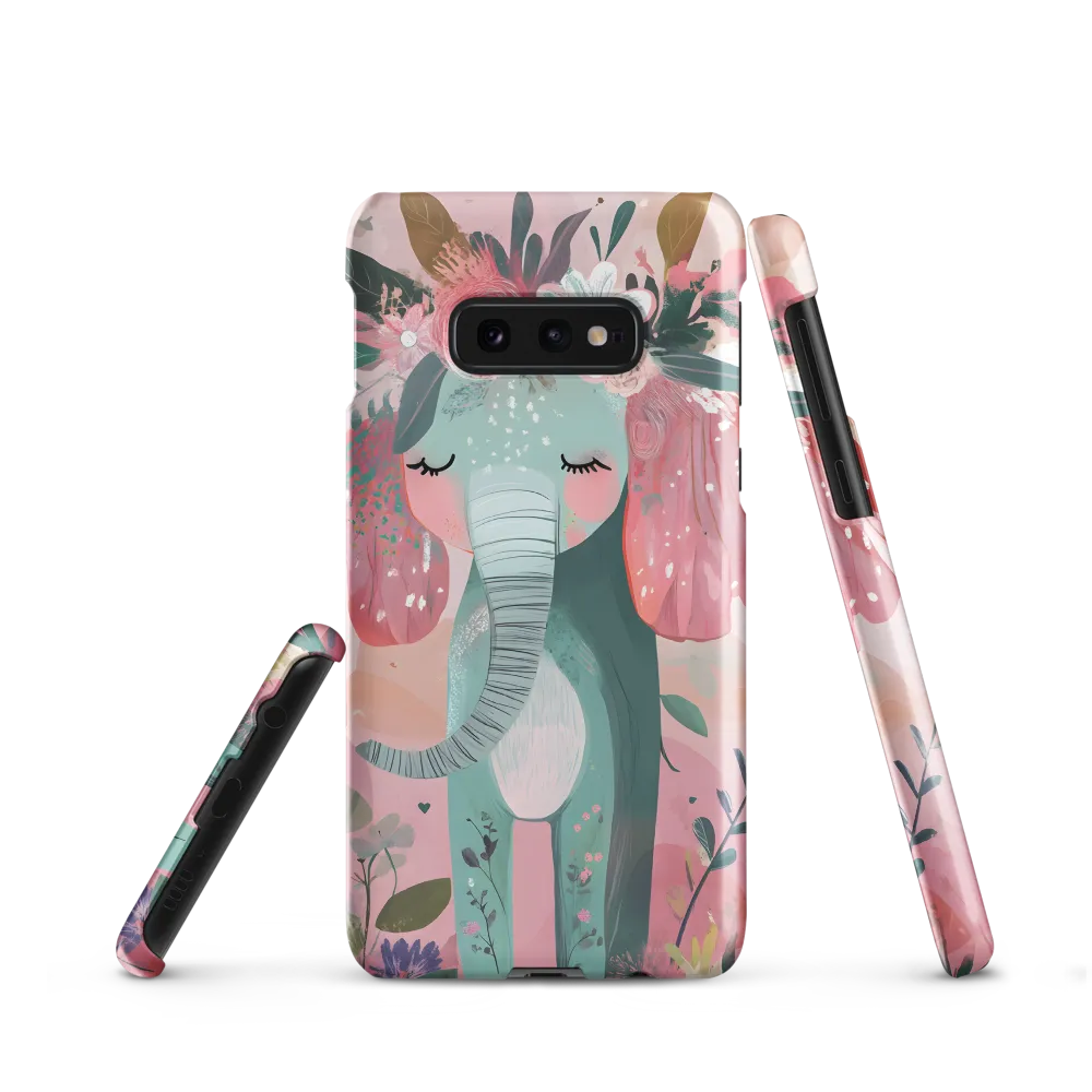 Whimsical Elephant in Bloom