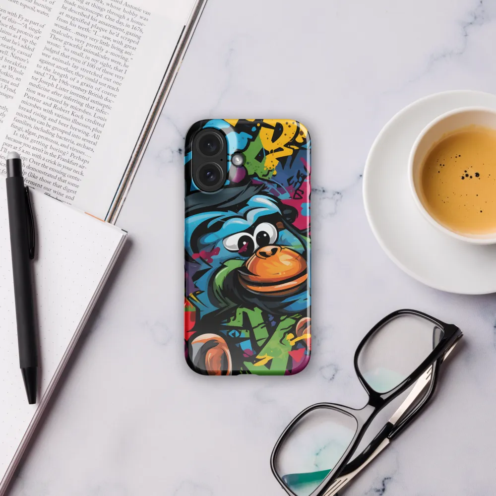 Urban Jungle: A Whimsical Monkey Parade | Phone Case |  16 | Snap Case | Glossy