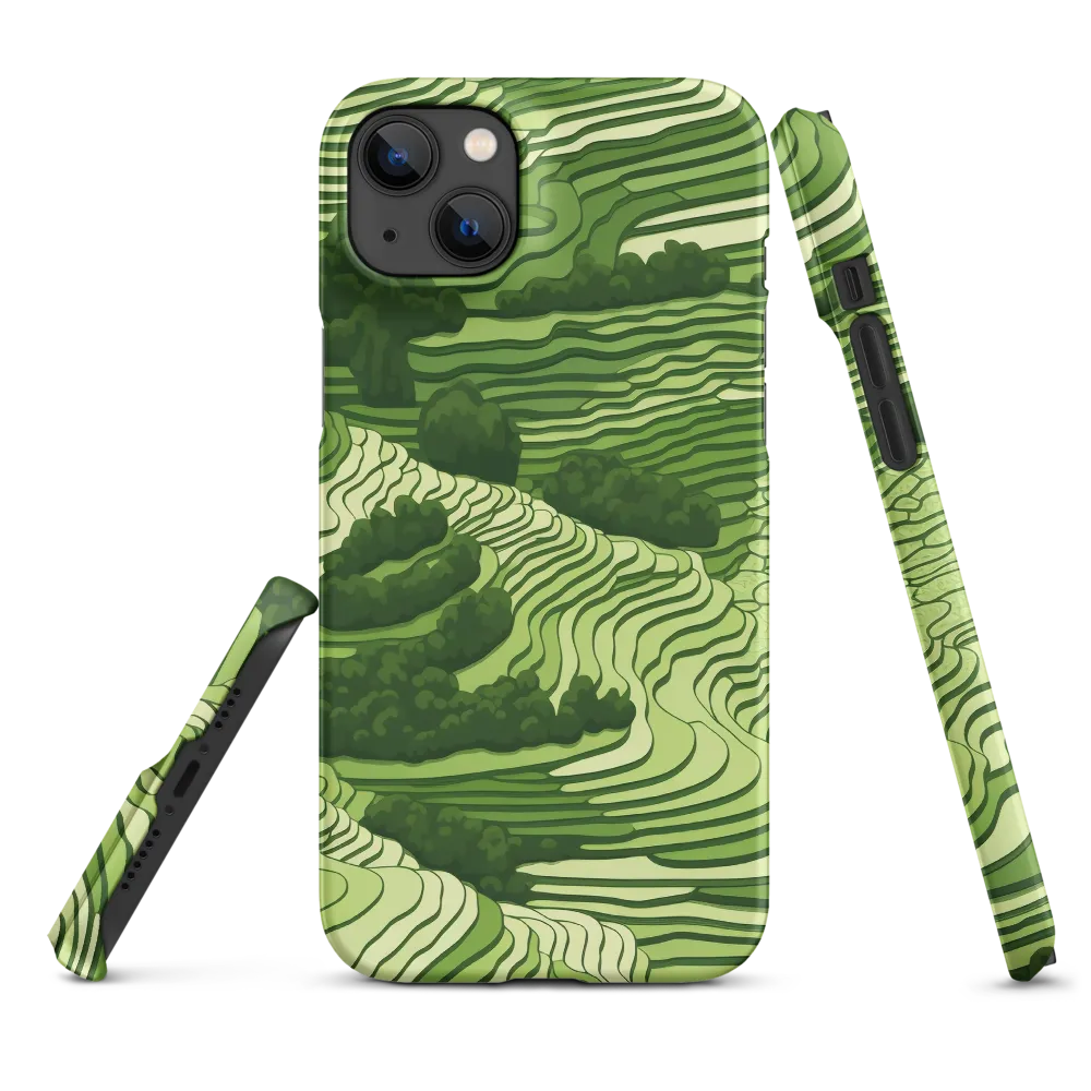 Waves of Green: An Abstract Landscape