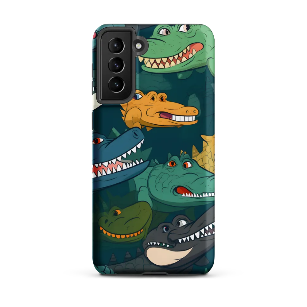 Cheerful Crocodilian Parade