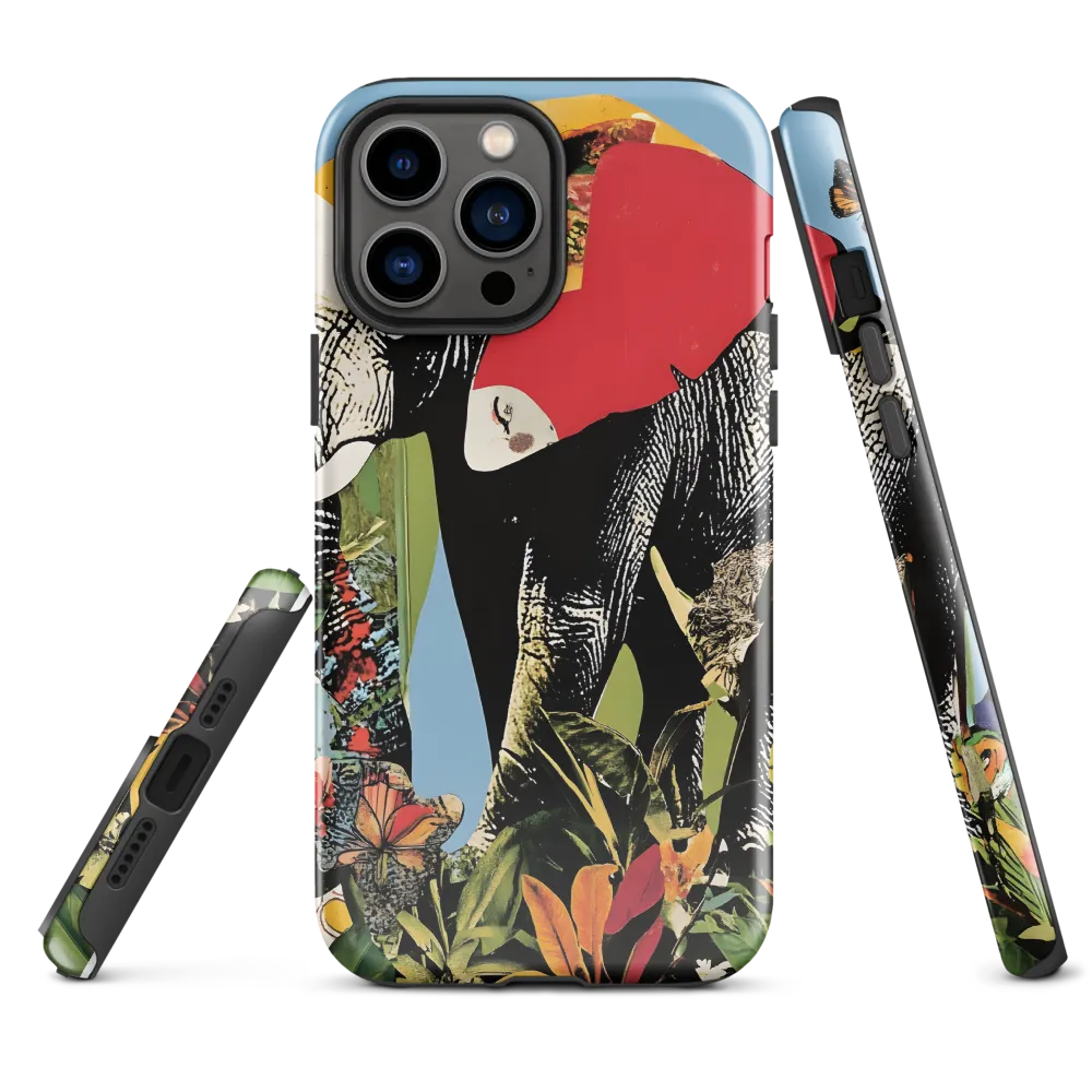 Harmony of Nature: The Elephant's Embrace | Phone Case |  13 Pro Max | Tough Case | Glossy