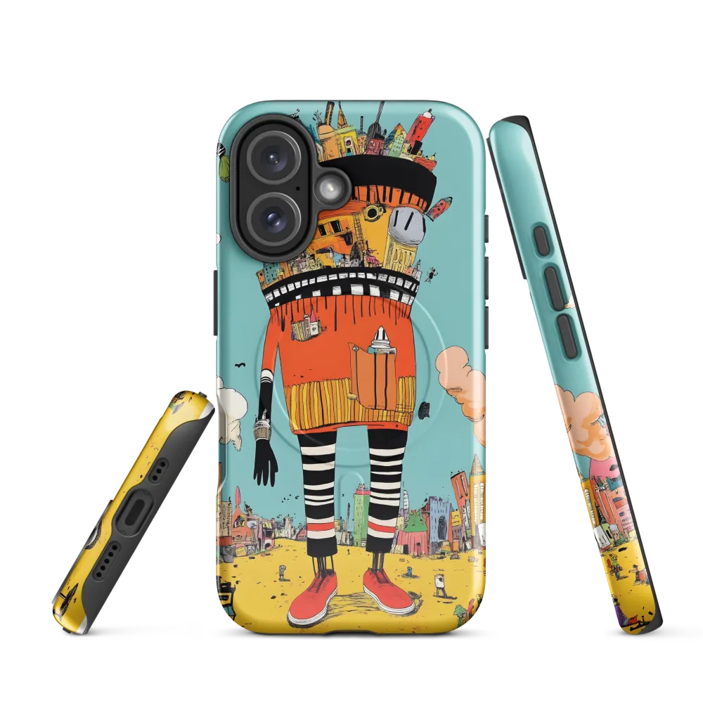 Urban Fantasia: A Whimsical Encounter | Phone Case |  16 | MagSafe® Tough Case | Glossy