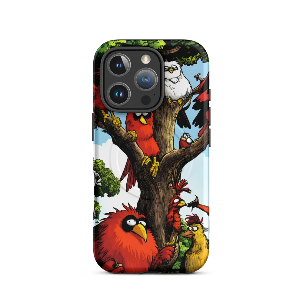 Whimsical Avian Gathering