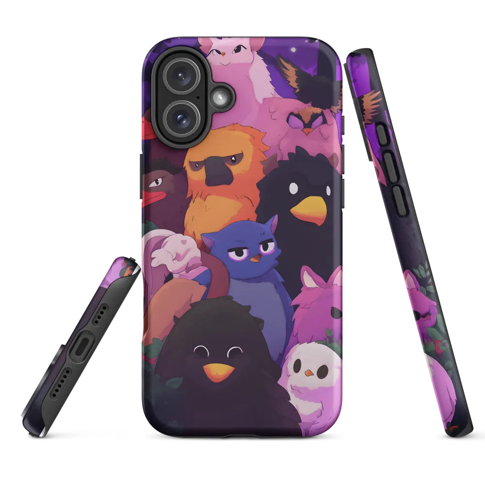 Whimsical Avian Gathering