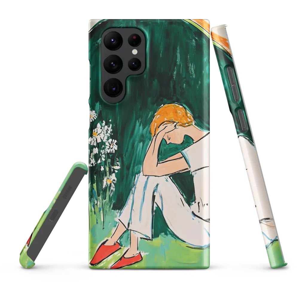 Silent Sorrow | Phone Case |  S22 Ultra | Snap Case | Matte