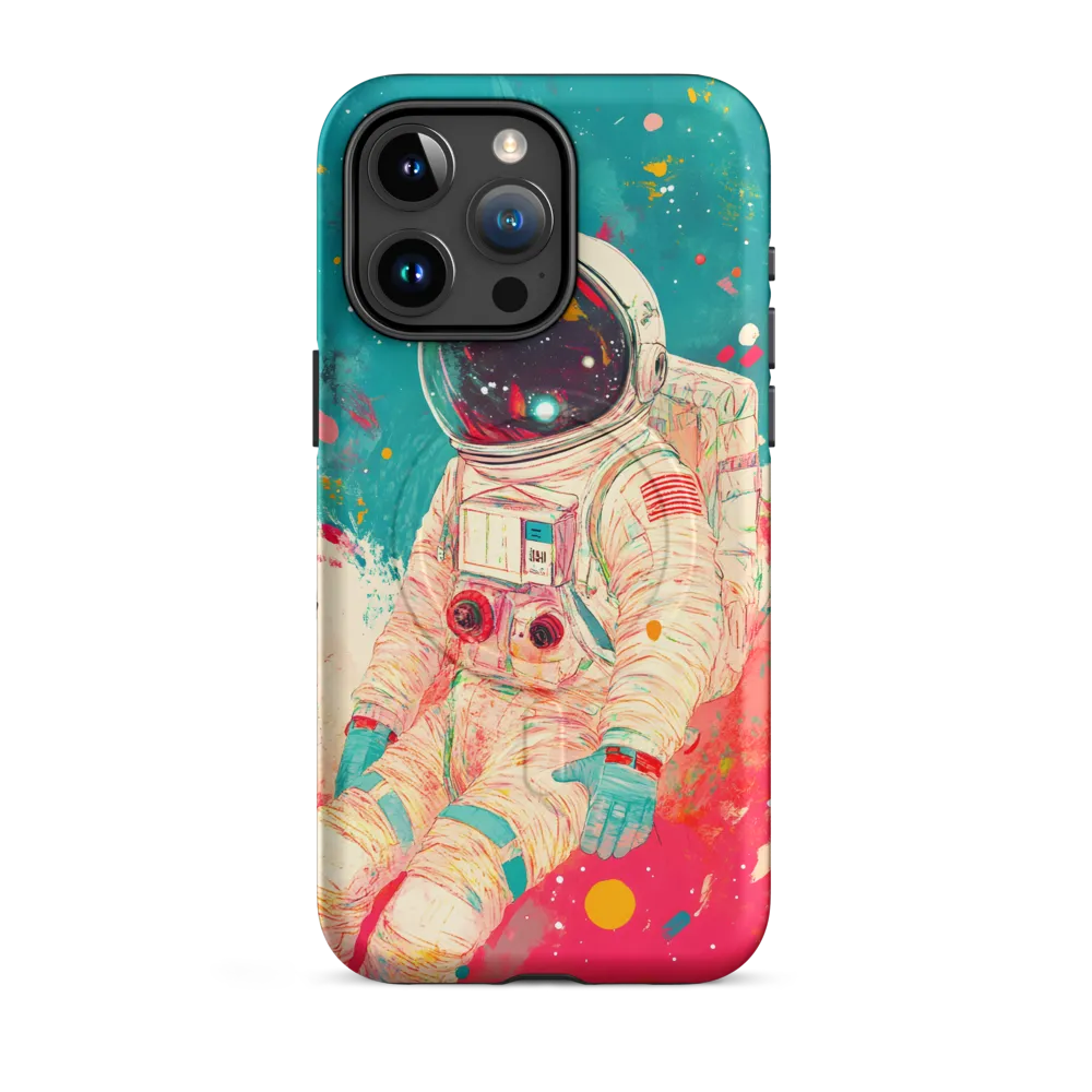 Cosmic Explorer: An Astronaut's Journey | Phone Case |  15 Pro Max | MagSafe® Tough Case | Matte