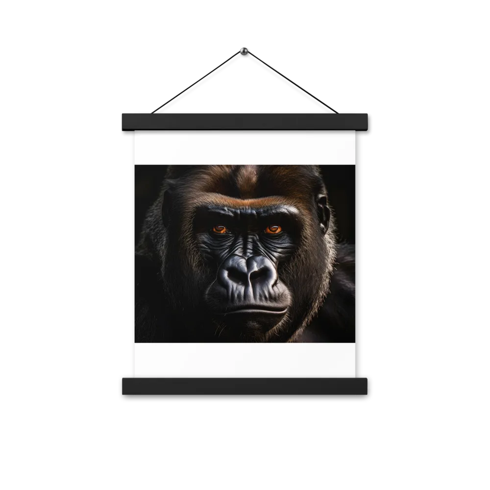 Majestic Gaze | Poster With Black Wood Hanger | 11″×14″