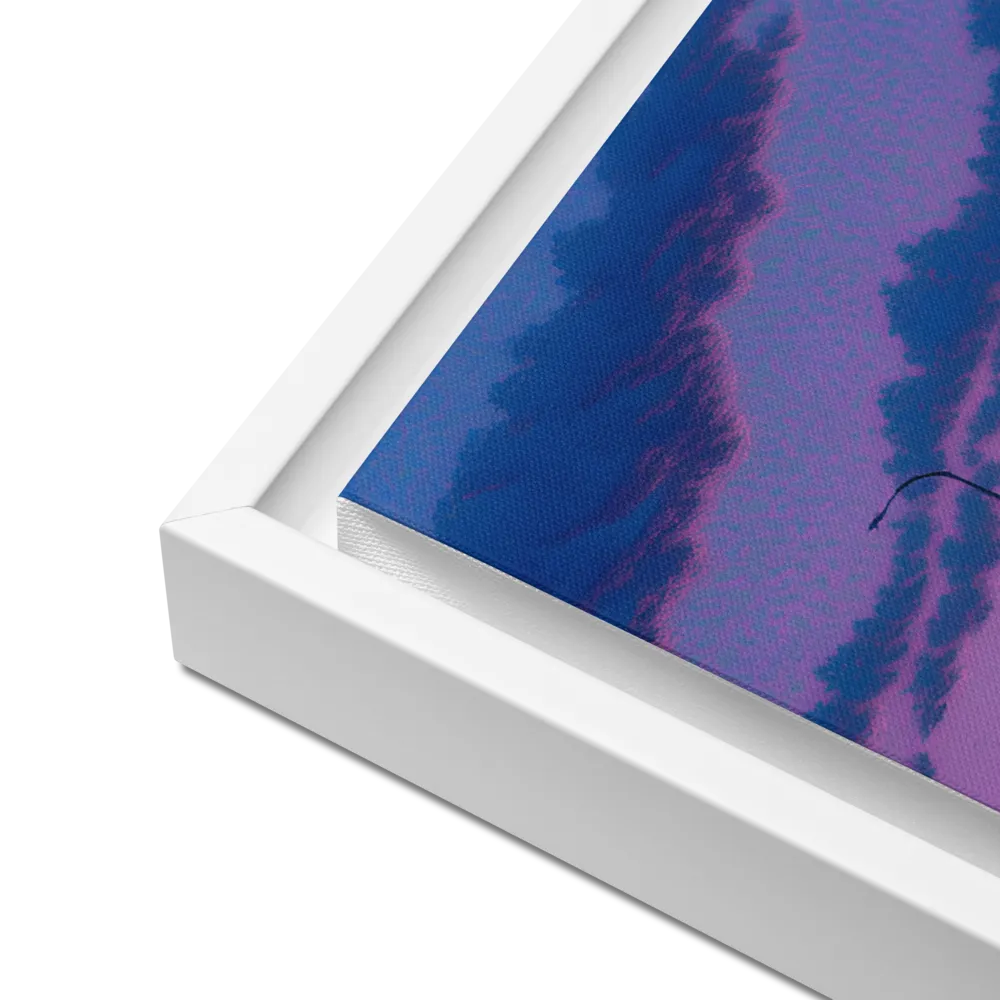 The Twilight Stroll | Canvas with White Frame | 16″×20″