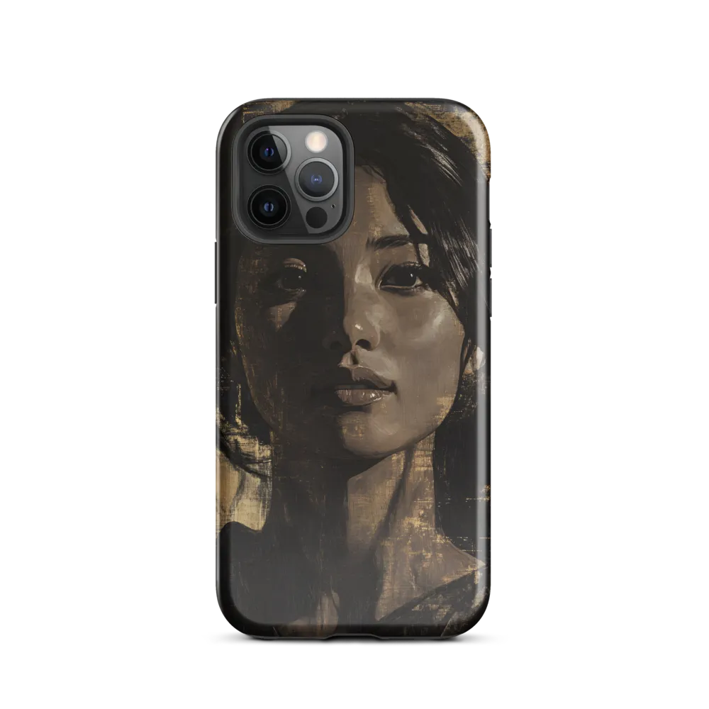 Golden Gaze: A Contemporary Portrait