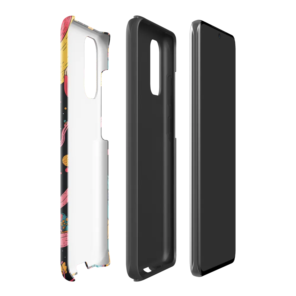 Whimsical Cosmic Owl | Phone Case |  S20 Plus | Tough Case | Glossy