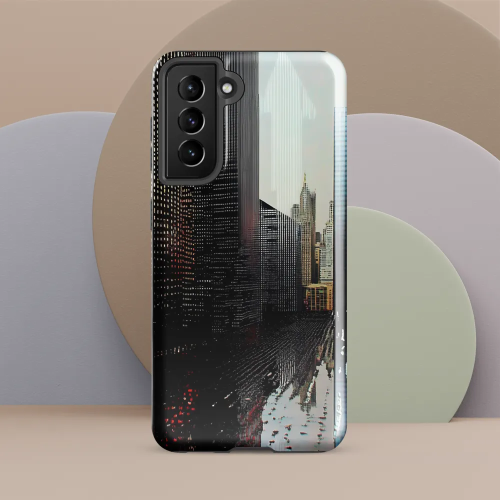 Reflections of Urban Abstraction | Phone Case |  S21 FE | Tough Case | Glossy