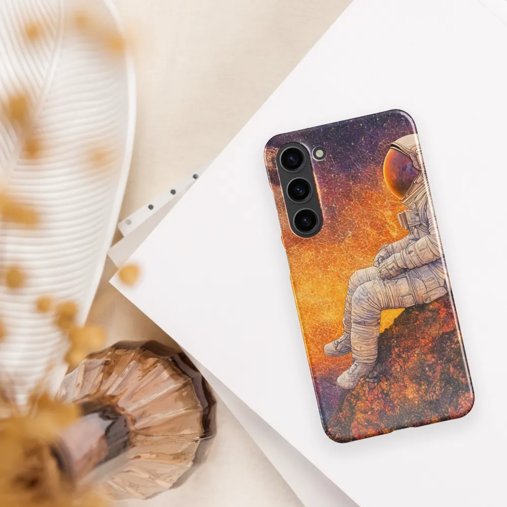 Cosmic Contemplation | Phone Case |  S23 Plus | Snap Case | Glossy
