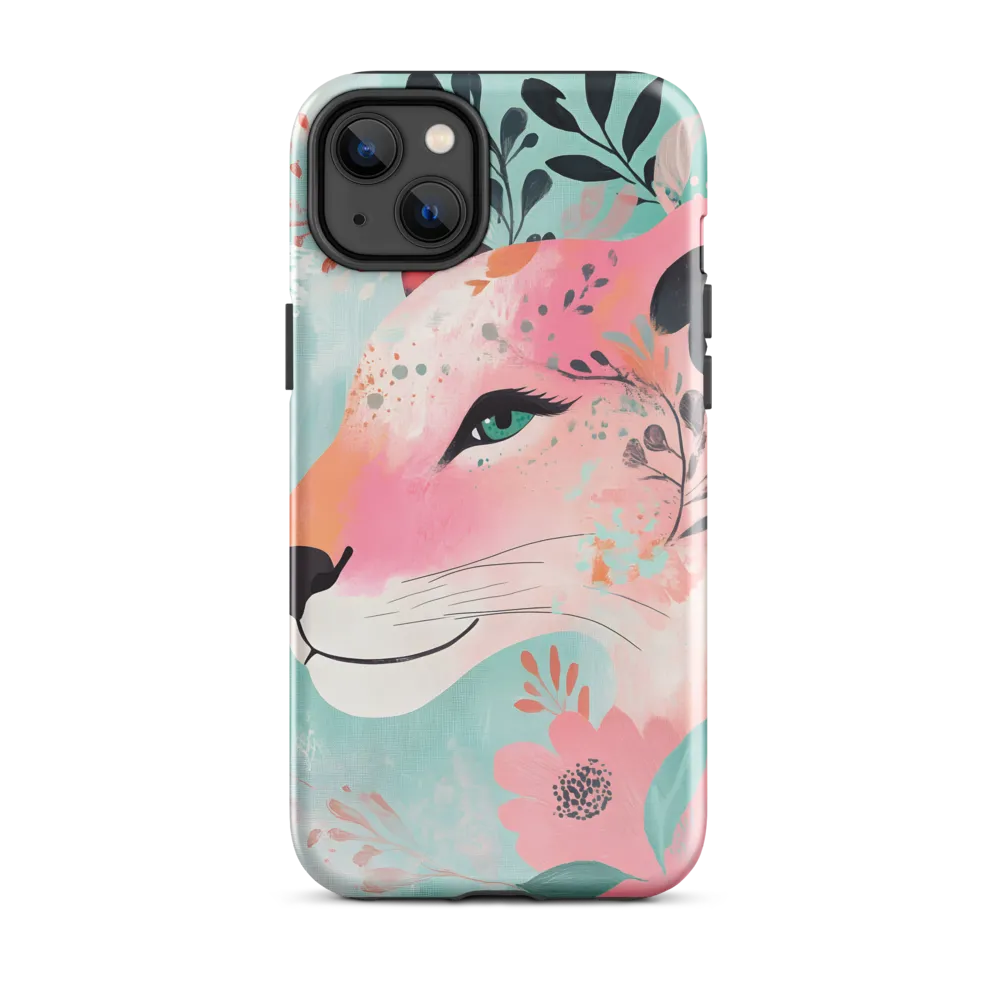 Whimsical Majesty: A Floral Lion