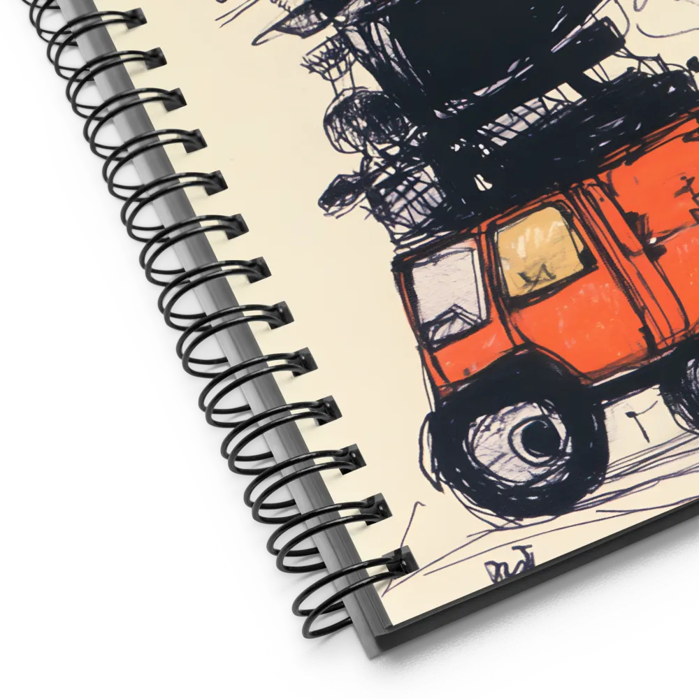 The Whimsical Hauler | Spiral Notebook