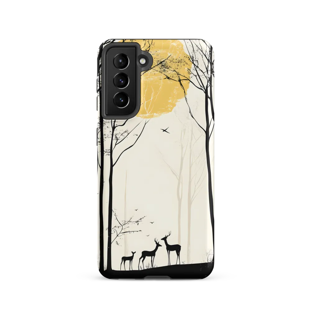 Silhouetted Serenity | Phone Case |  S21 | Tough Case | Matte