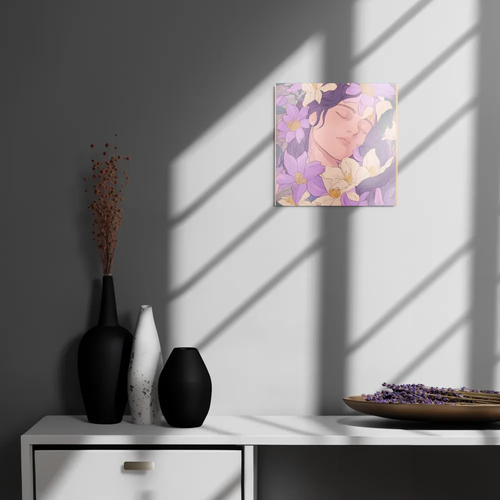 Harmony in Bloom | Metal Print | 12″×12″