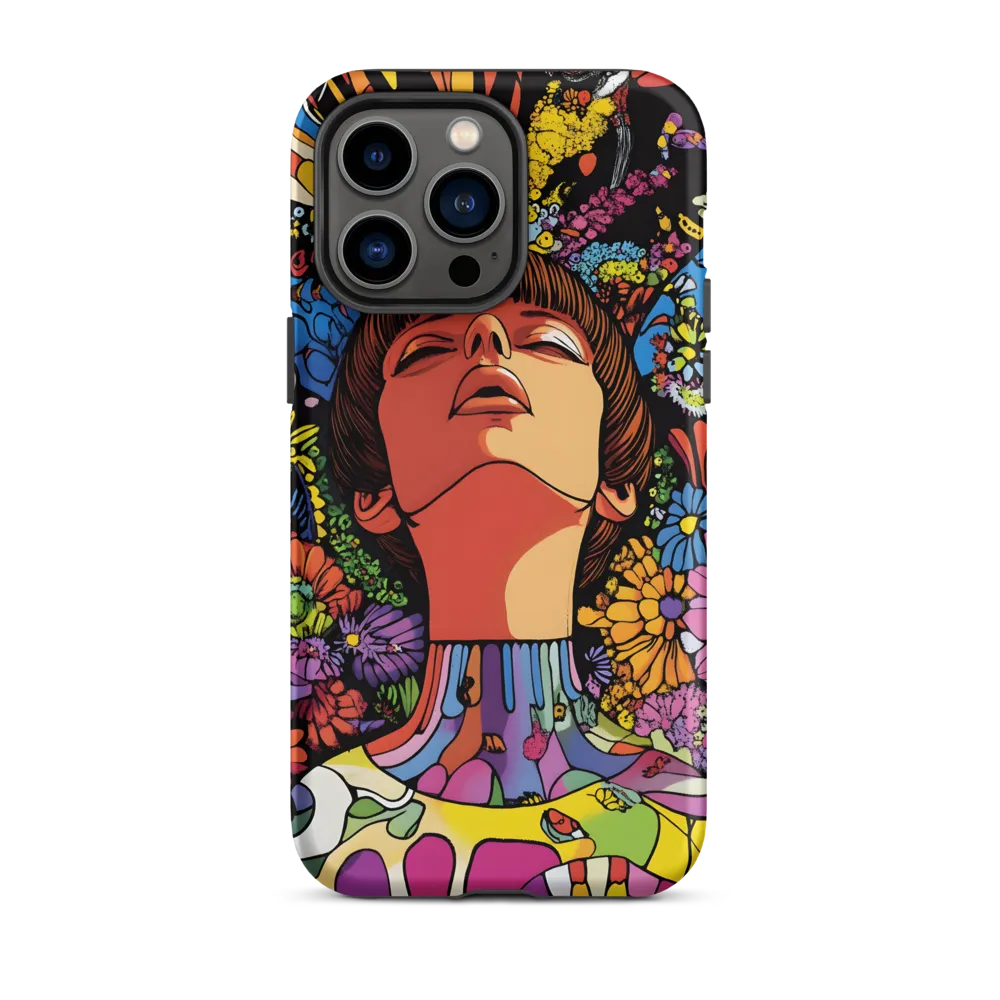 Vibrant Ecstasy: A Psychedelic Portrait