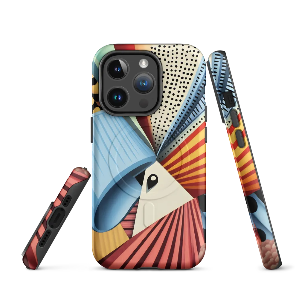 Symphony of Shapes | Phone Case |  14 Pro | MagSafe® Tough Case | Matte