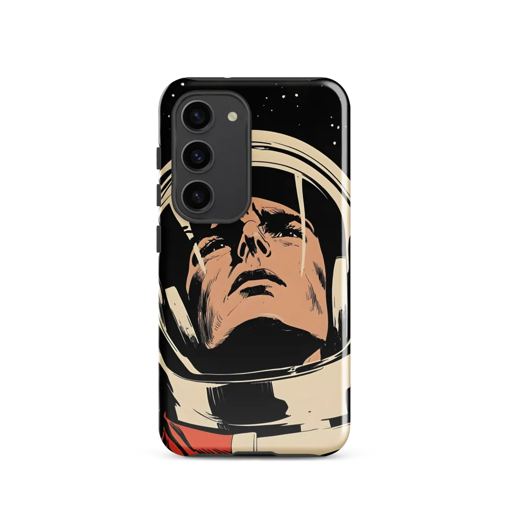 Gaze of the Astronaut | Phone Case |  S23 | Tough Case | Glossy