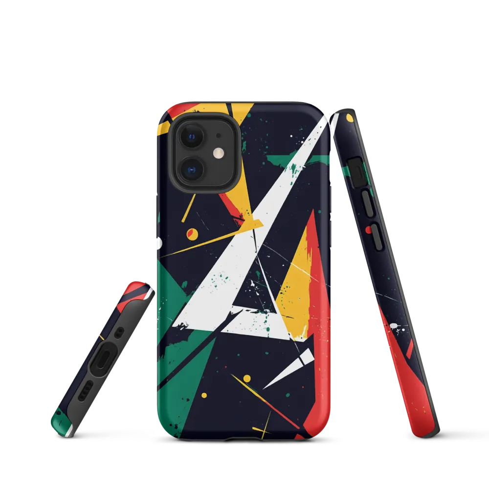Dynamic Geometries | Phone Case |  12 mini | Tough Case | Matte