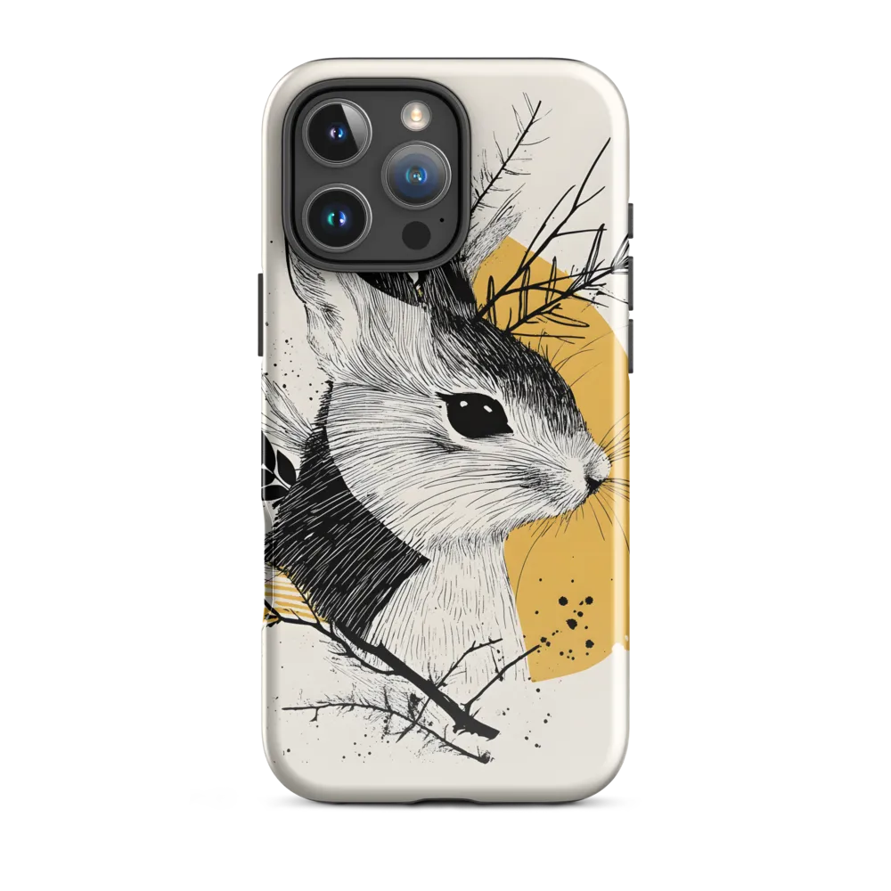 Ethereal Rabbit: A Study in Line Art