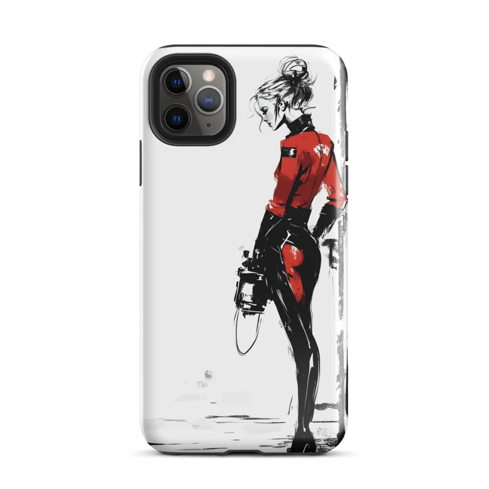 The Edgy Elegance | Phone Case |  11 Pro Max | Tough Case | Glossy