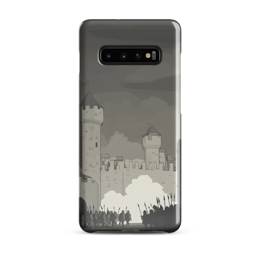 March of Valor: A Medieval Assembly | Phone Case |  S10 Plus | Snap Case | Glossy