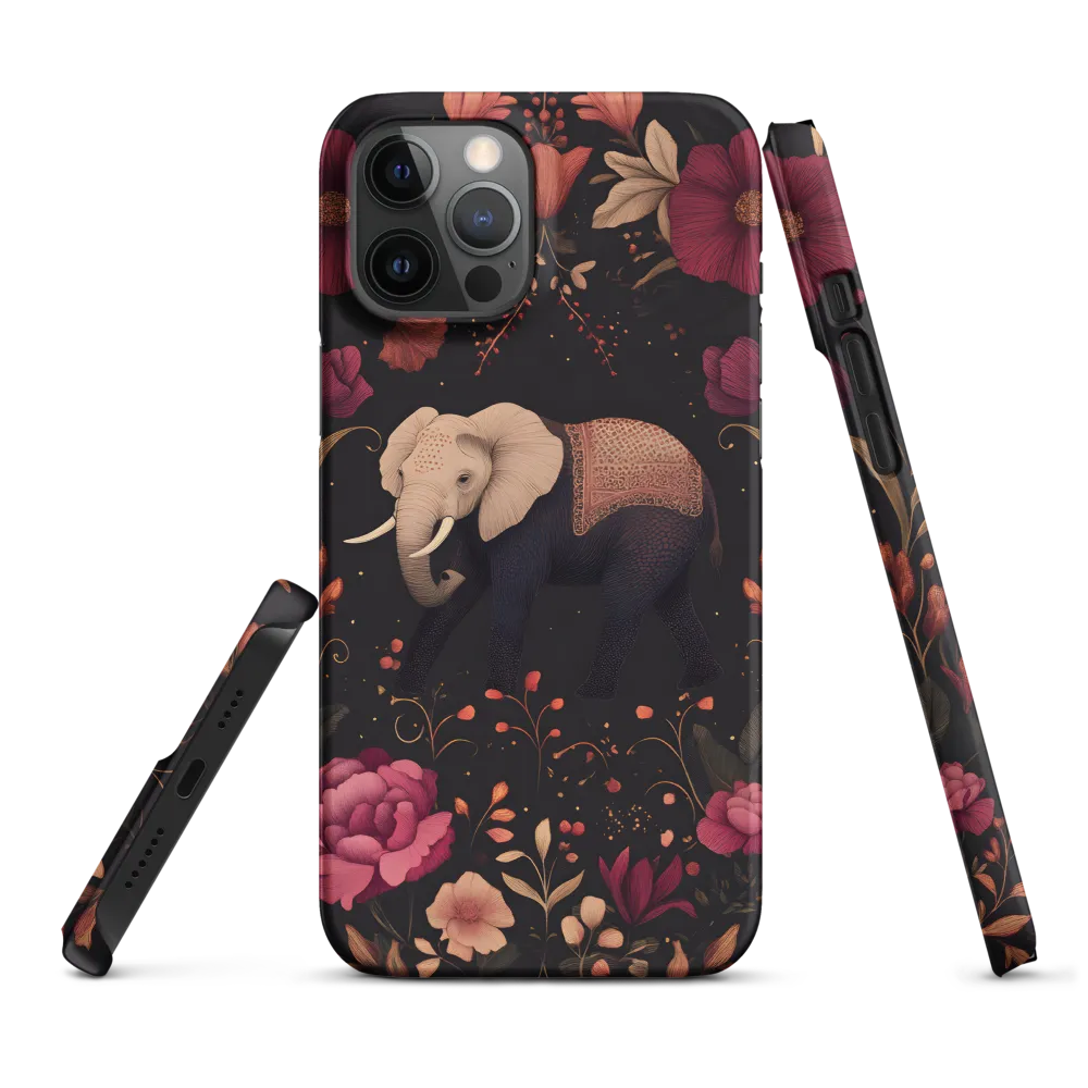 Whispers of the Wild: Elephants and Blooms
