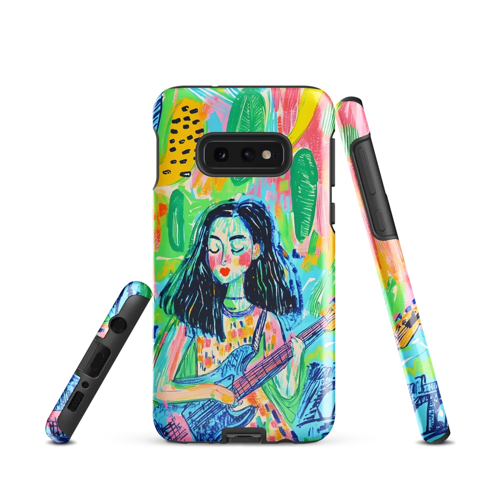 Electric Lullaby in Turquoise and Pink