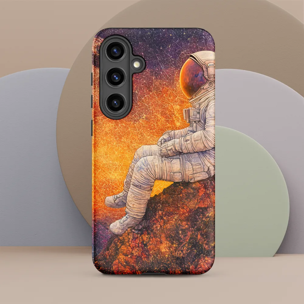 Cosmic Contemplation | Phone Case |  S24 Plus | Tough Case | Matte