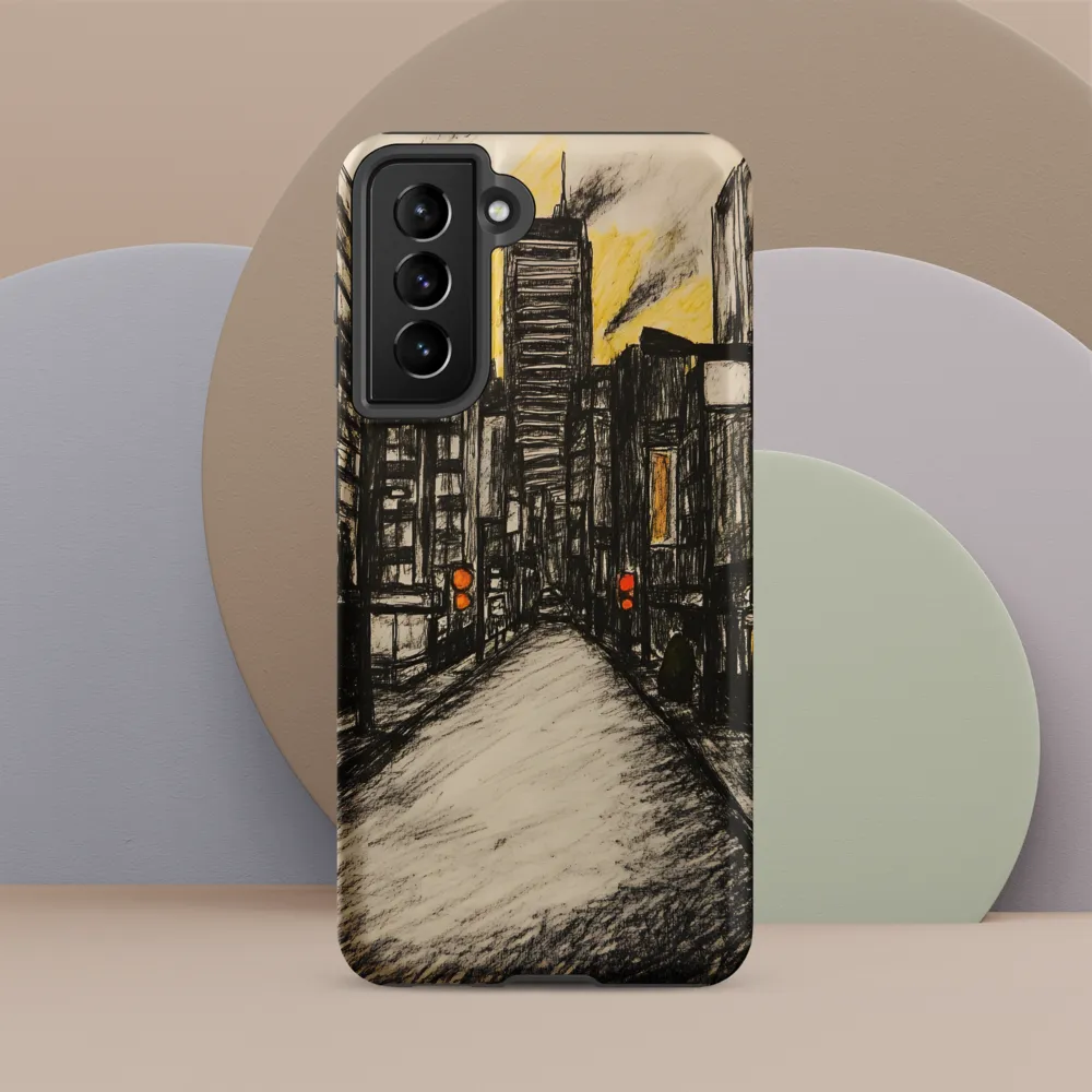 Cityscape of Solitude | Phone Case |  S21 | Tough Case | Matte