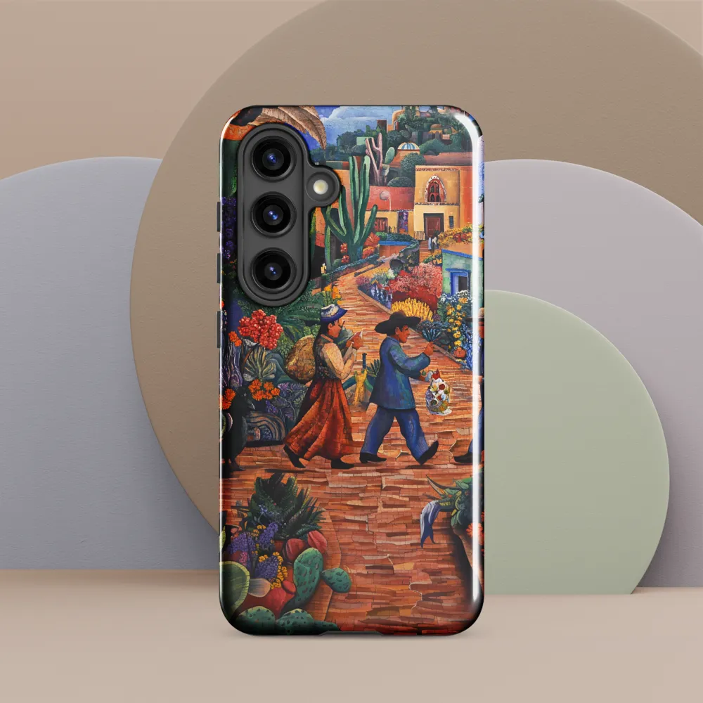 A Mosaic Journey Through Colorful Landscapes
