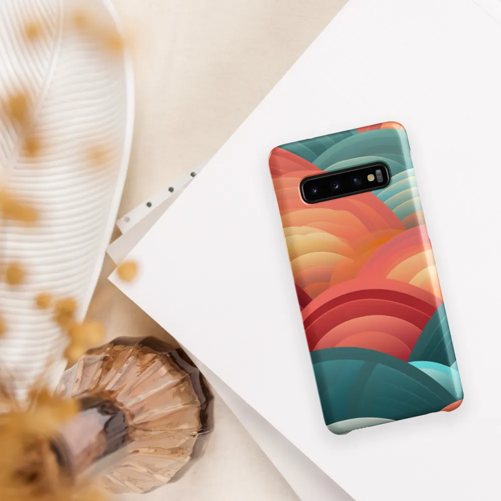 Rhythms of the Waves | Phone Case |  S10 | Snap Case | Matte