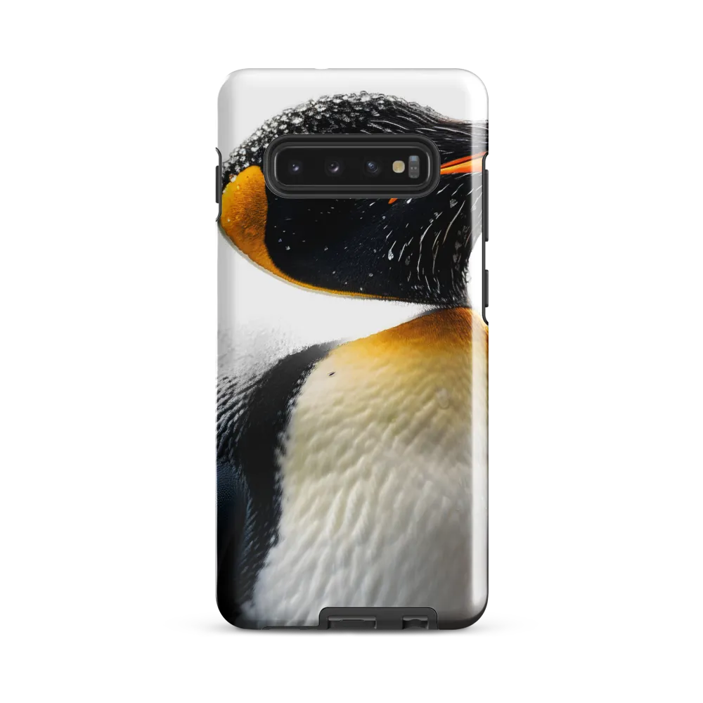 Majesty in the Snow: A Portrait of the Emperor Penguin | Phone Case |  S10 Plus | Tough Case | Glossy