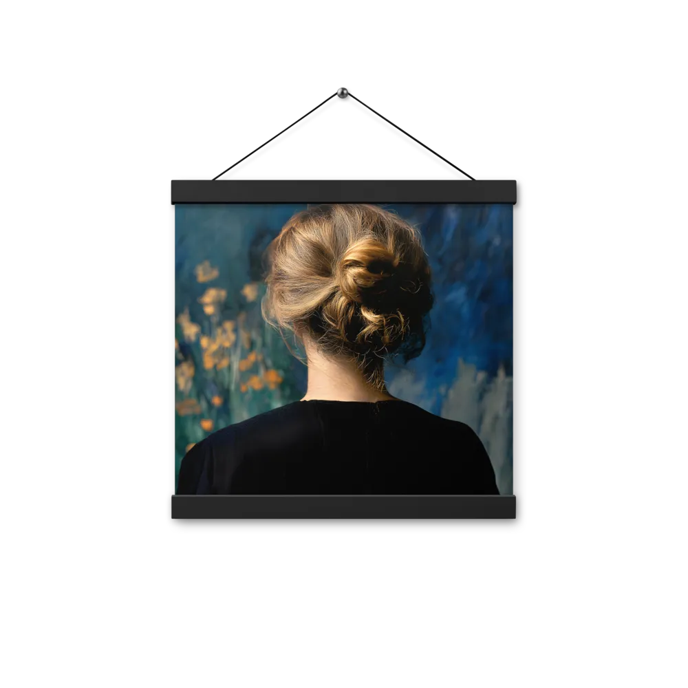 Whispers of Tranquility | Poster With Black Wood Hanger | 12″×12″