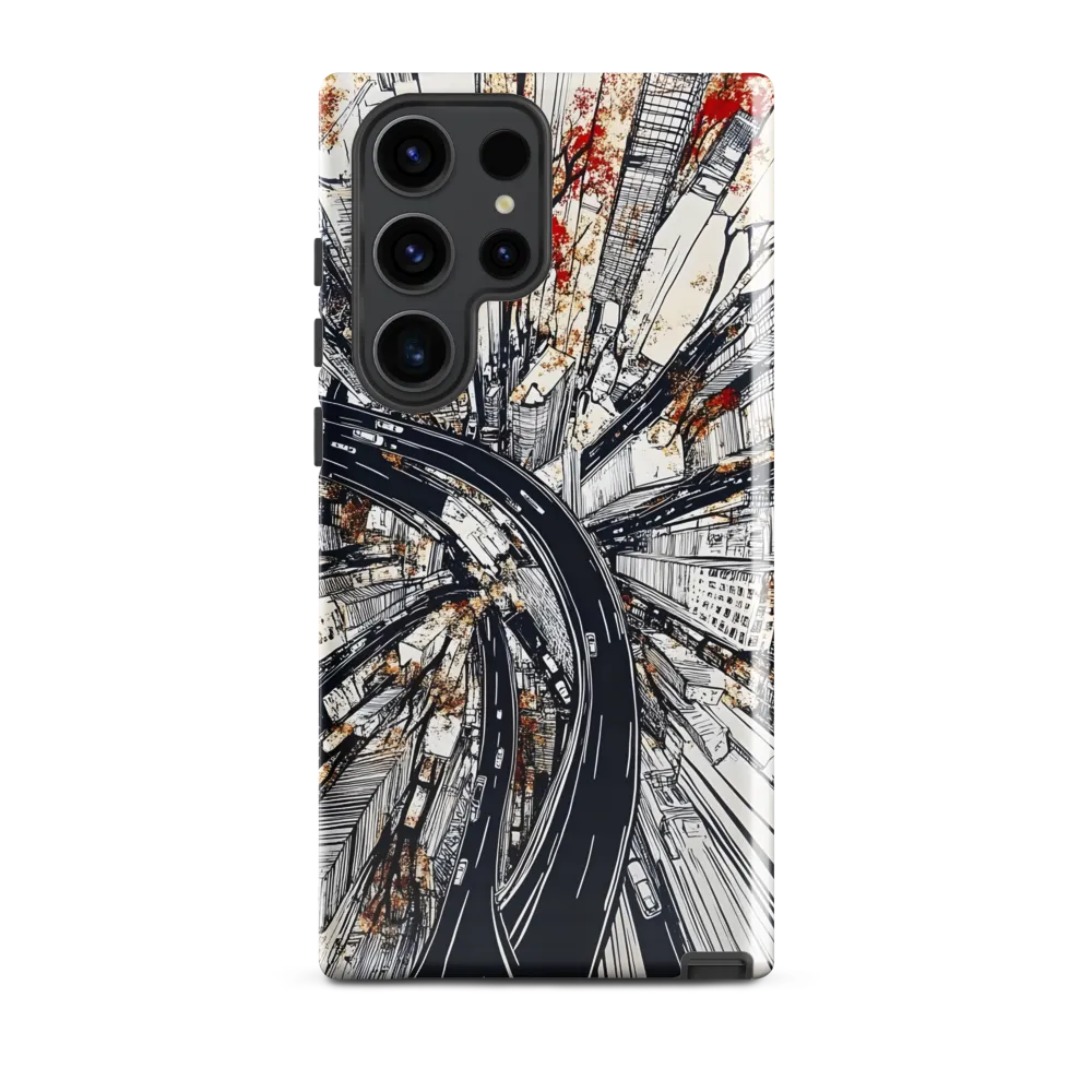 Urban Symphony: Aerial View of Life