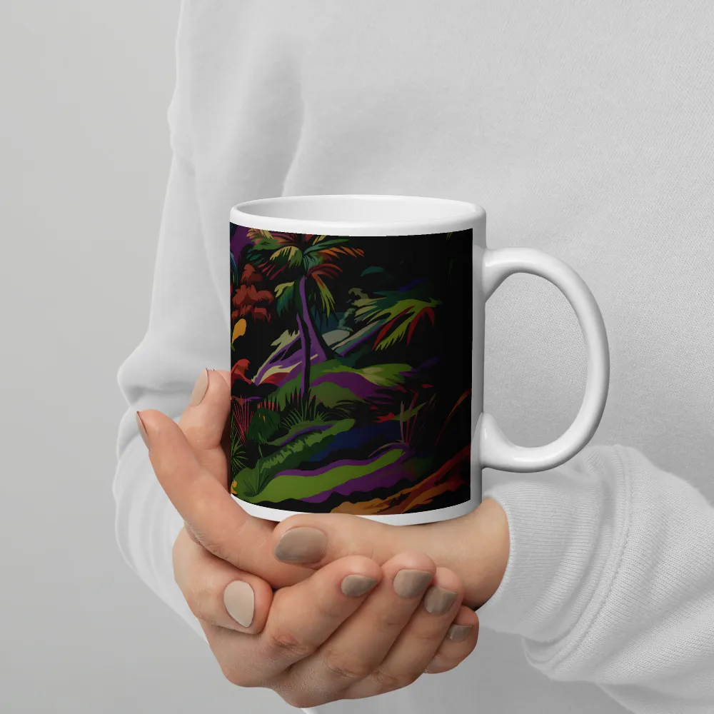 Tropical Sunset Escape | Mugs | Multiple Sizes & Colors