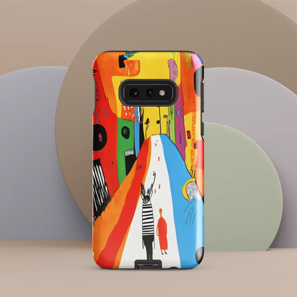 Vibrant Urban Journey | Phone Case |  S10e | Tough Case | Glossy