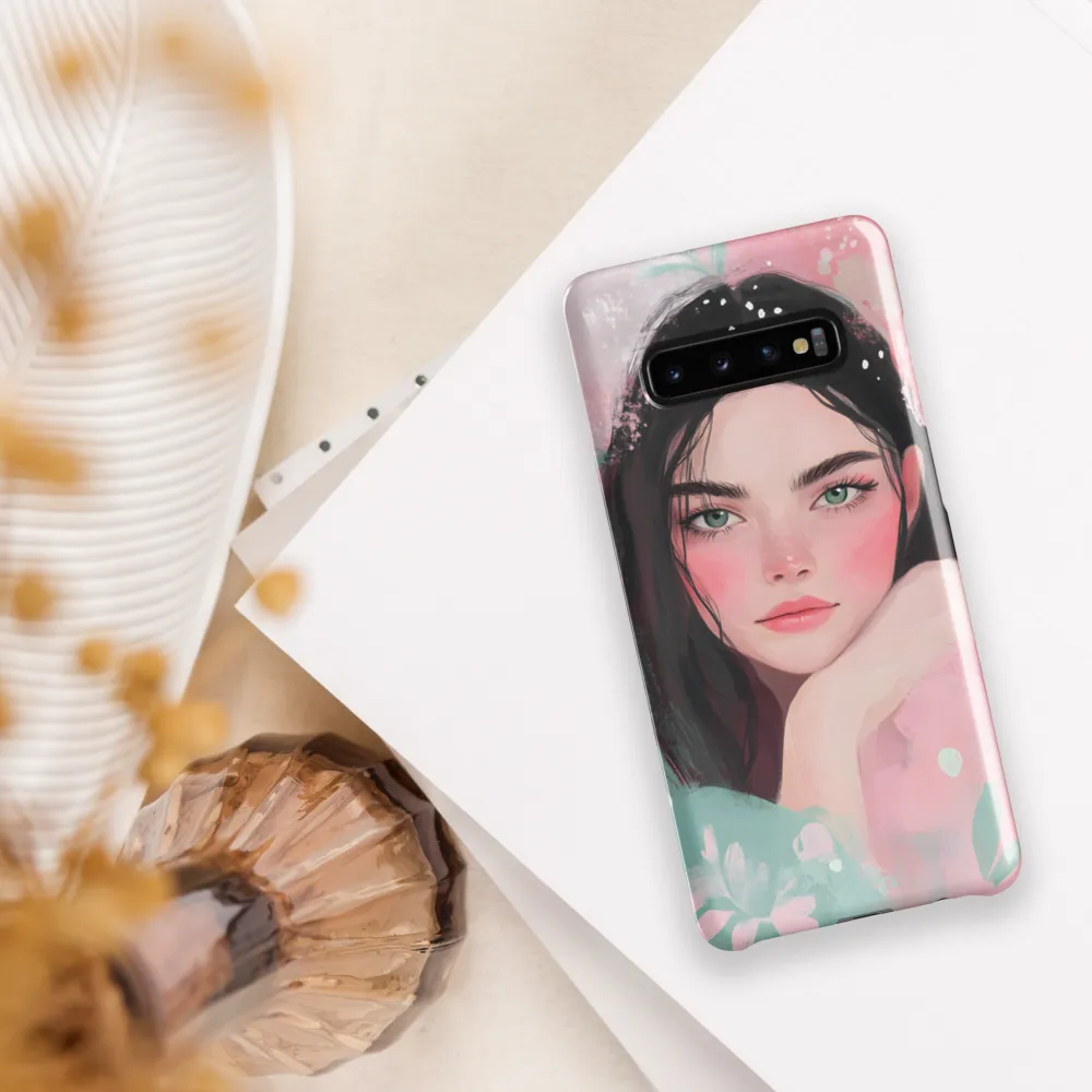 Serenity in Blossom | Phone Case |  S10 Plus | Snap Case | Glossy