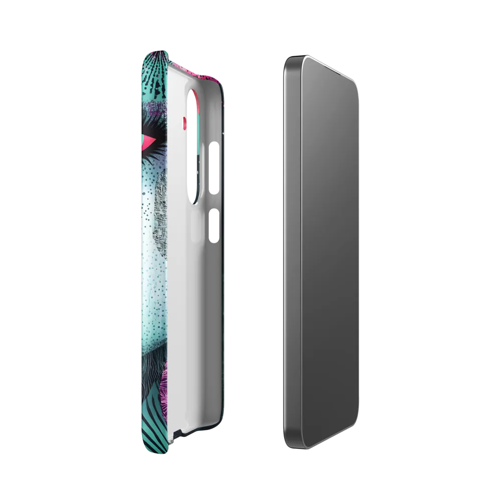 Mystical Beauty in Blue and Pink | Phone Case |  S24 | Snap Case | Matte