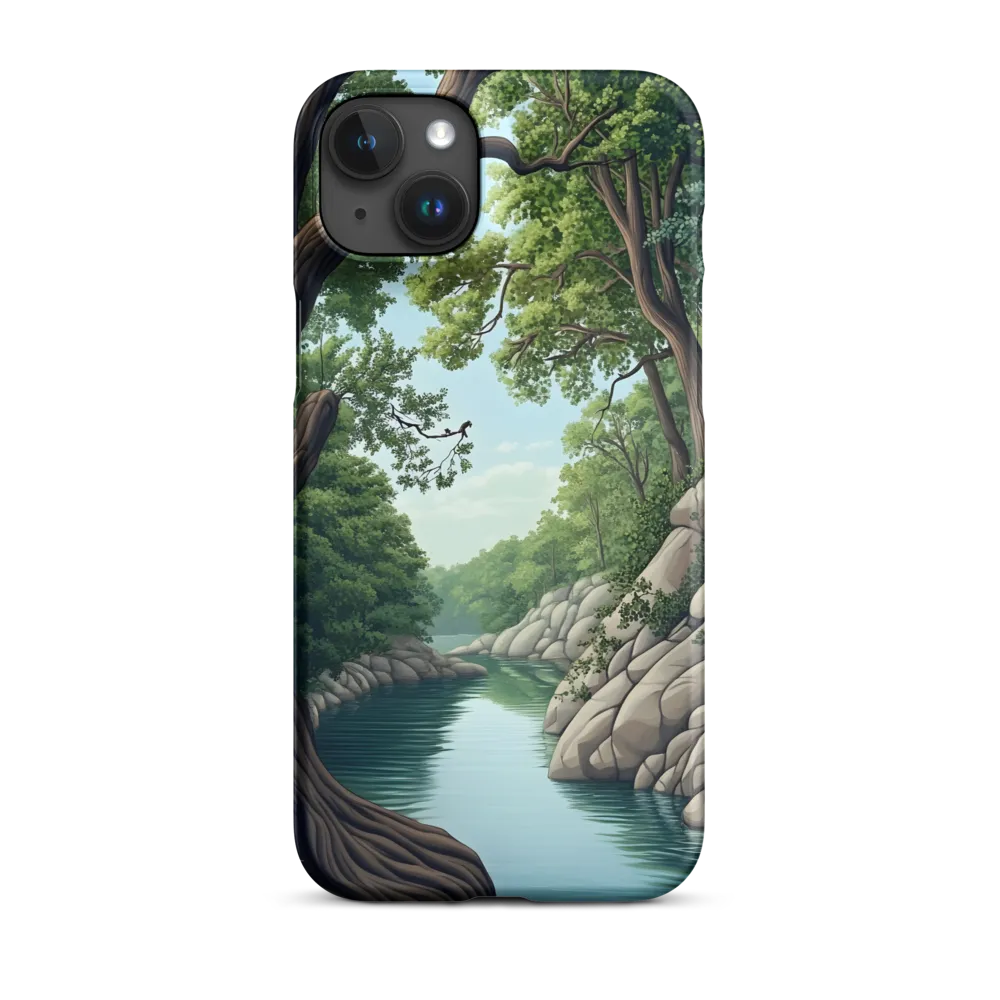 Tranquil Reflections: A Serene River Landscape