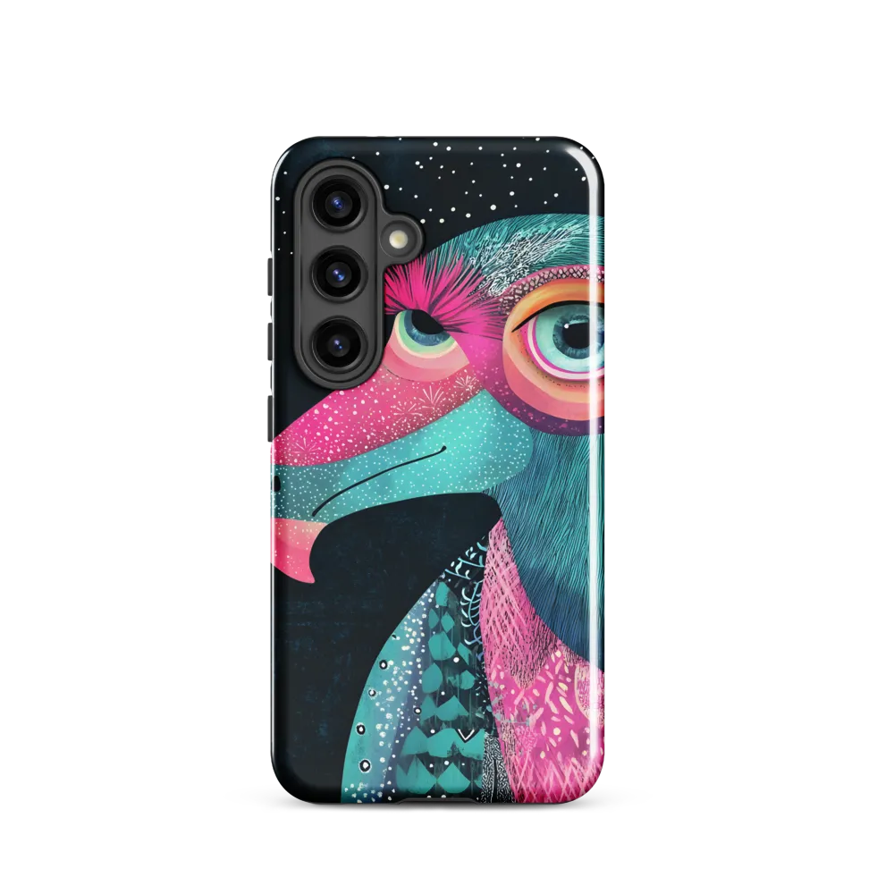 Whimsical Vulture: A Dance of Colors