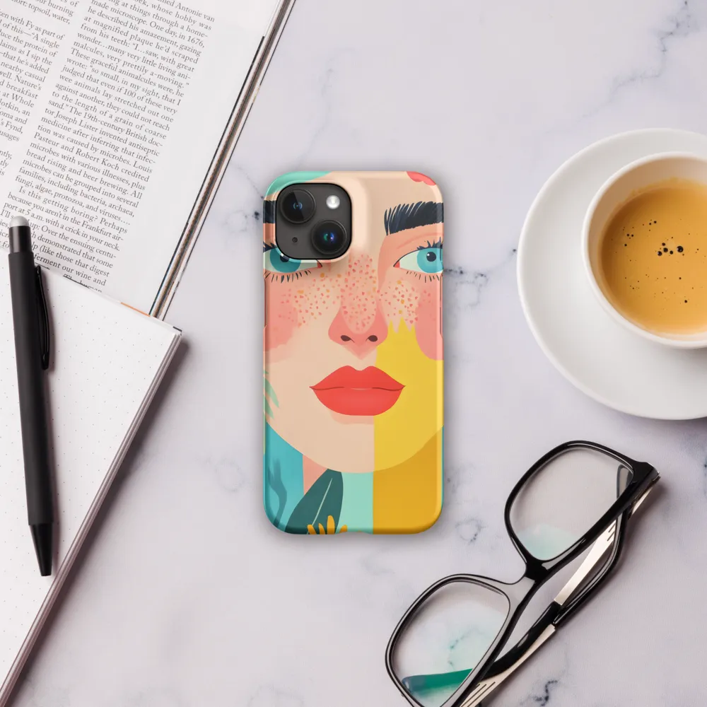 Floral Serenity: A Modern Portrait